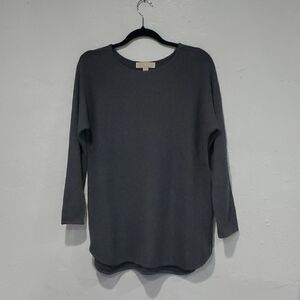 Michael Kors Grey Sweater With Side Zippers Size S